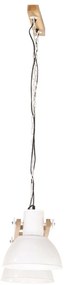 Candeeiro suspenso industrial 25 W 109 cm E27 branco