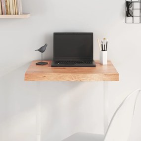 3156352 vidaXL Tampo de mesa 60x60x6 cm carvalho tratado castanho-claro