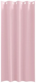 Cortinas com cortinas 2 pcs Rosa Bebê 260 x 140 cm Poliéster