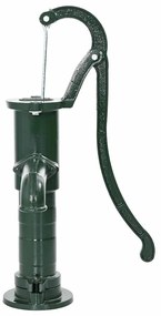 Bomba de água manual para jardim em ferro fundido