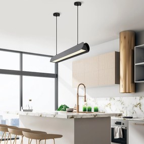 Chandelier Ens – Preto – 109 cm x 10 cm x 130 cm