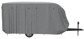 Cobertura caravana 550x250x220 cm tecido não tecido cinzento