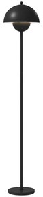 HOMCOM Candeeiro de Pé Moderno 155 cm Candeeiro de Pé para Sala com Ecrã em Forma de Taça Refletora de Luz Interruptor de Pé Suporte E27 sem Lâmpada para Quarto Escritório Sala de Estar Ø35x155 cm Preto