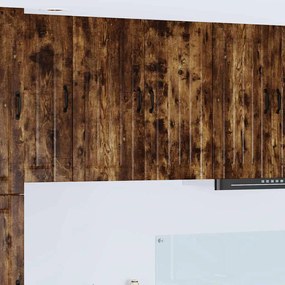 vidaXL Armário de Cozinha Carvalho Defumado 80 x 31 x 80 cm