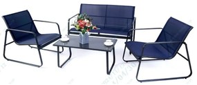 Conjunto de balanço de pátio de 3 peças, 2 cadeiras de balanço tipo bistrô e mesa com tampo de vidro, conjunto de cadeiras de balanço para área externa marrom