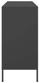 Aparador 100,5x39x79 cm aço preto