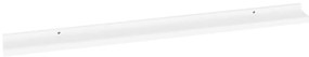 Prateleiras de parede 4 pcs 100x9x3 cm branco