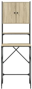 Armário sanita/máquina de lavar 68x48,5x194 cm carvalho sonoma