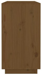 Aparador 100x40x75 cm madeira de pinho maciça castanho mel