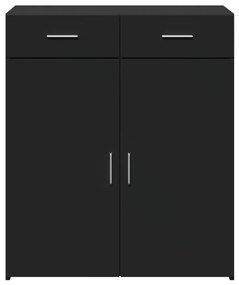 Aparador 80x42,5x93 cm derivados de madeira preto