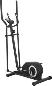 SPORTNOW Elíptico para Casa Elíptico com Bluetooth, Compatível com Apps, 8 Níveis de Resistência, Volante, Monitor LCD, Cinza | Aosom Portugal