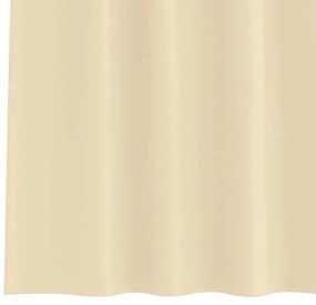 Cortinas com cortinas 2 pcs Creme 260 x 140 cm Poliéster