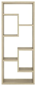 Estante de parede 36x16x90 cm derivados madeira carvalho sonoma