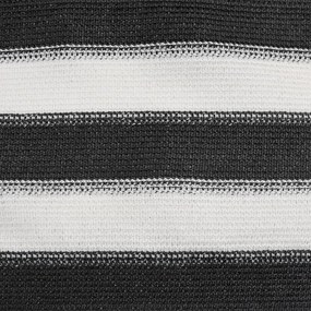 Rede de privacidade PEAD 195 g/m² 1,8x25 m antracite e branco