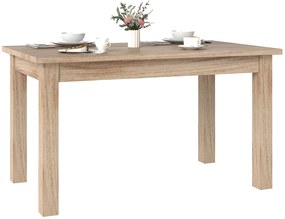 Mesa de Jantar Mesa Retangular para 6 Pessoas Mesa de Refeição para Cozinha Sala de Jantar 140x80x78 cm Madeira