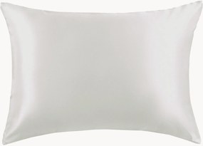 Fronha de almofada em seda de amoreira 4A de 22 momme Silk White