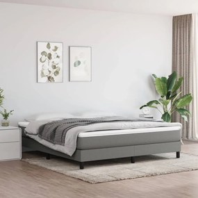 347815 vidaXL Colchão de molas ensacadas 160x200x20 cm tecido cinza-escuro