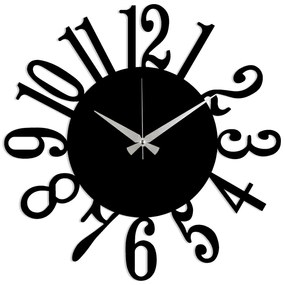 Relógio de Parede Decorativo Watch-014 – Preto – 48 x 48 cm
