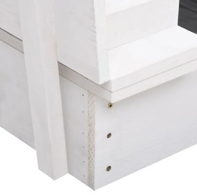 Caixa de areia 95x90x15 cm madeira de abeto branco