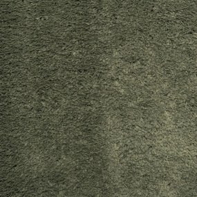 Tapete pelo curto macio lavável HUARTE 100x200cm verde-floresta