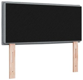 Cabeceira vidaXL Design Linhas Cinza Claro 100 cm Tecido