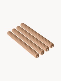 Vela cilíndrica comprida Classic, conjunto de 4