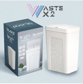 Caixote Lixo Inteligente com Sensor 18L Branco Biwond