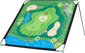 Conjunto de Golfe Infantil, 255 x 181 x 125 cm, 7 Níveis de Inclinação Ajustáveis, Multicolor