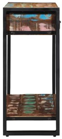 Mesa de Consola vidaXL Multicolorida em Madeira recuperada e Metal