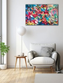 Quadro Decorativo de Vidro Temperado 0439 – Multicolor – 46 x 72 cm