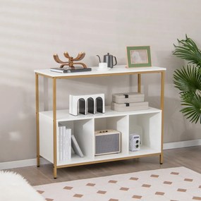 Aparador Mealhada com 3 Compartimentos Abertos – 110x42,5x88 cm – Bran