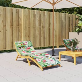 vidaXL Almofadão p/ espreguiçadeira 180x60x4 cm tecido oxford multicor