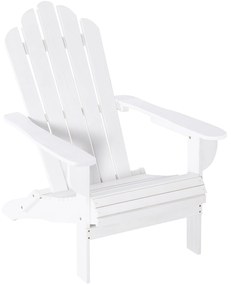 Cadeira Adirondack de Madeira Dobrável Cadeira de Jardim com Apoio para os Braços e Encosto Alto para Terraço Balcão Exterior Carga Máx. 113kg 73x73x9