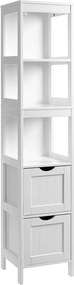 Armário alto para casa de banho 30 x 30 x 141,5 cm (Móvel baixo não incluido) Branco
