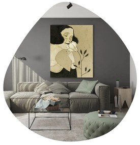 Espelho Besso – Preto – 60 cm x 60 cm x 2,2 cm