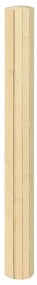 Tapete retangular 100x100 cm bambu cor natural clara