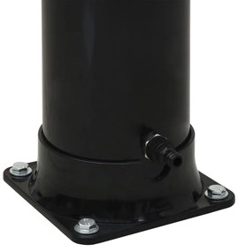 Chuveiro solar 214 cm 20 L preto