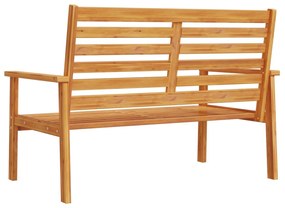 Banco de jardim 120 cm madeira de acácia maciça