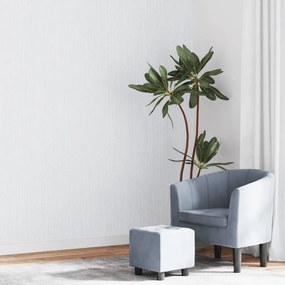 vidaXL Papel parede 3D 10x0,53 m tecido não-tecido cinzento sólido