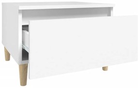 Mesa de apoio 50x46x35 cm derivados de madeira branco