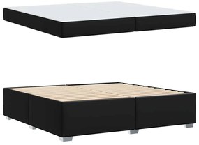 Estrutura da Cama Outros Preto 200 x 200 cm Couro sintético