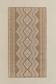 Alfombra Retangular De Exterior Em Polipropileno Ariane Beige De Amêndoa & 80 X 150 Cm - Sklum