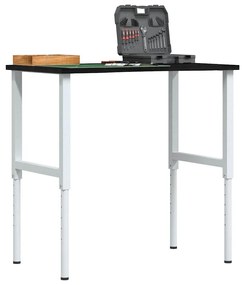 vidaXL Bancada 100x60x(71,5-98) cm carvalho castanho-escuro