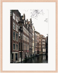 Impressão digital emoldurada Amsterdam City Center