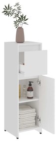 Armário de casa de banho derivados de madeira branco