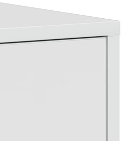 Armário casa de banho derivados de madeira branco brilhante