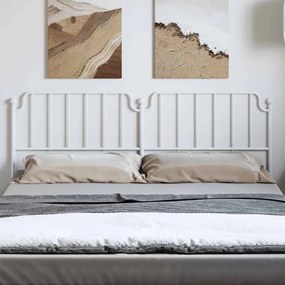 Cabeceira de cama 180 cm metal branco