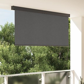 vidaXL Cortina Rolô Exterior Cinzento-escuro 200 x 250 cm tecido