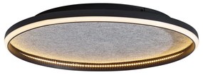 Candeeiro de Teto de Design Preto com Feltro Incl. LED Regulável em 3 Passos - Xavi Felt