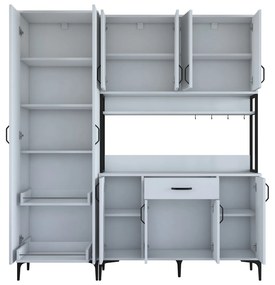 Móvel Multiuso JE133 – Branco – 180 cm x 198,6 cm x 40 cm